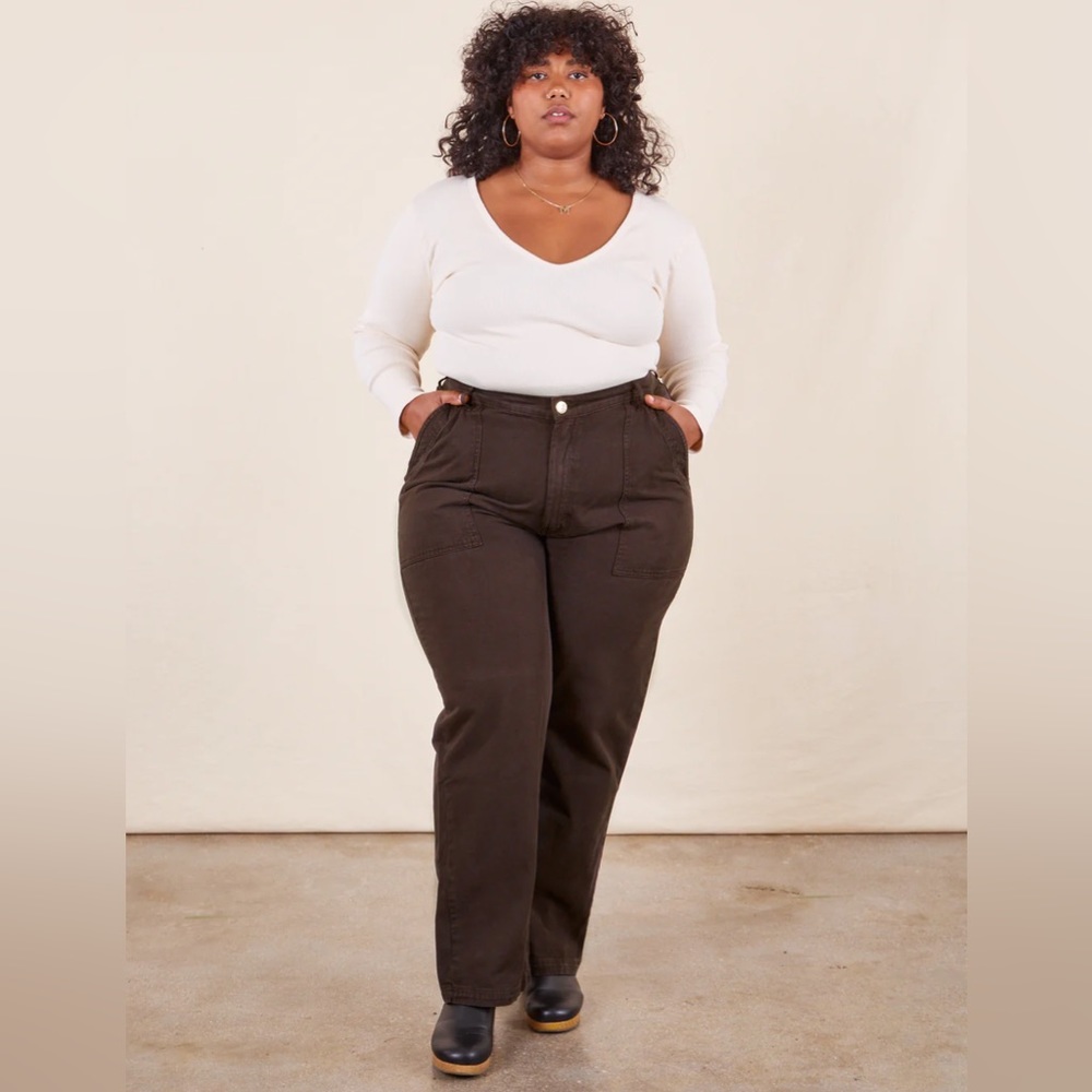 Big Bud Press size large espresso brown Work Pants